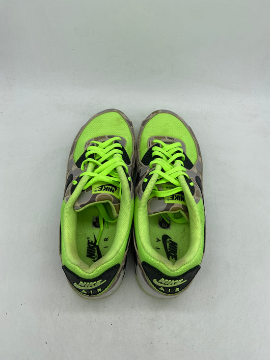 Used Nike Air Max 90 Green Camo Sz 10.5M/12W CW4039-300