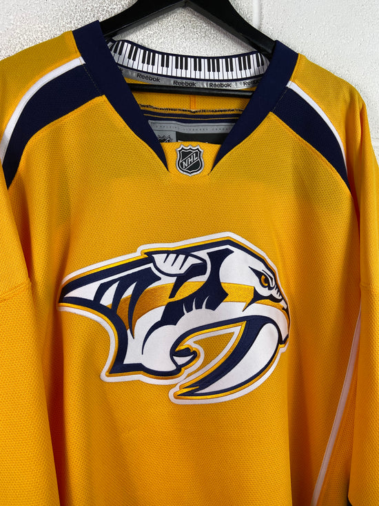 Y2K Nashville Predators Reebok Gold Jersey Sz XL