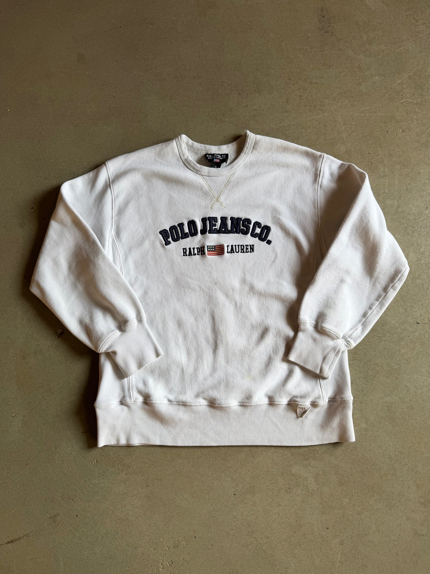 VTG Polo Jeans Co Ralph Lauren Sweatshirt Sz M