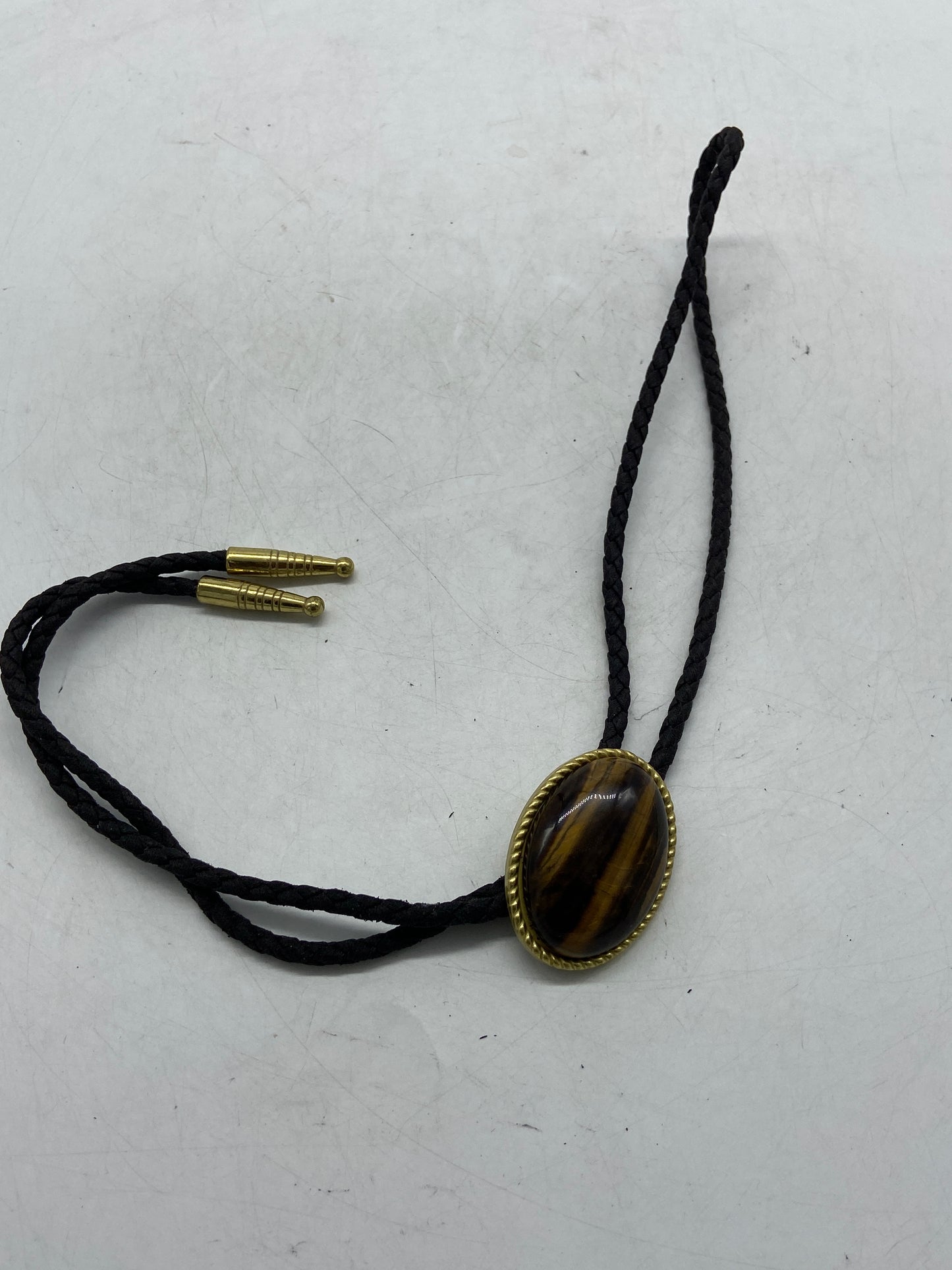 VTG Brown Gem Bolo Tie