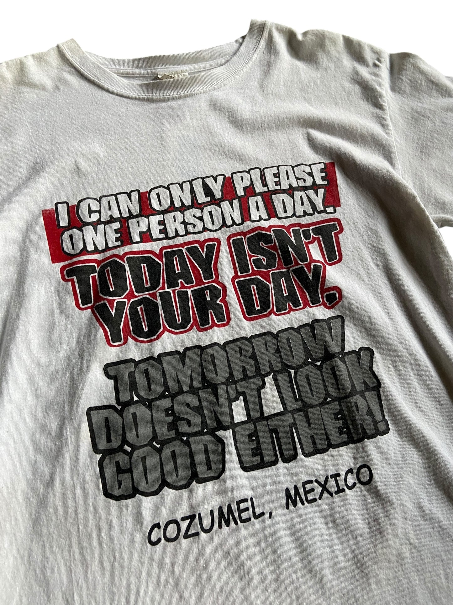 VTG "Today Isn't Your Day" T-Shirt Sz XL