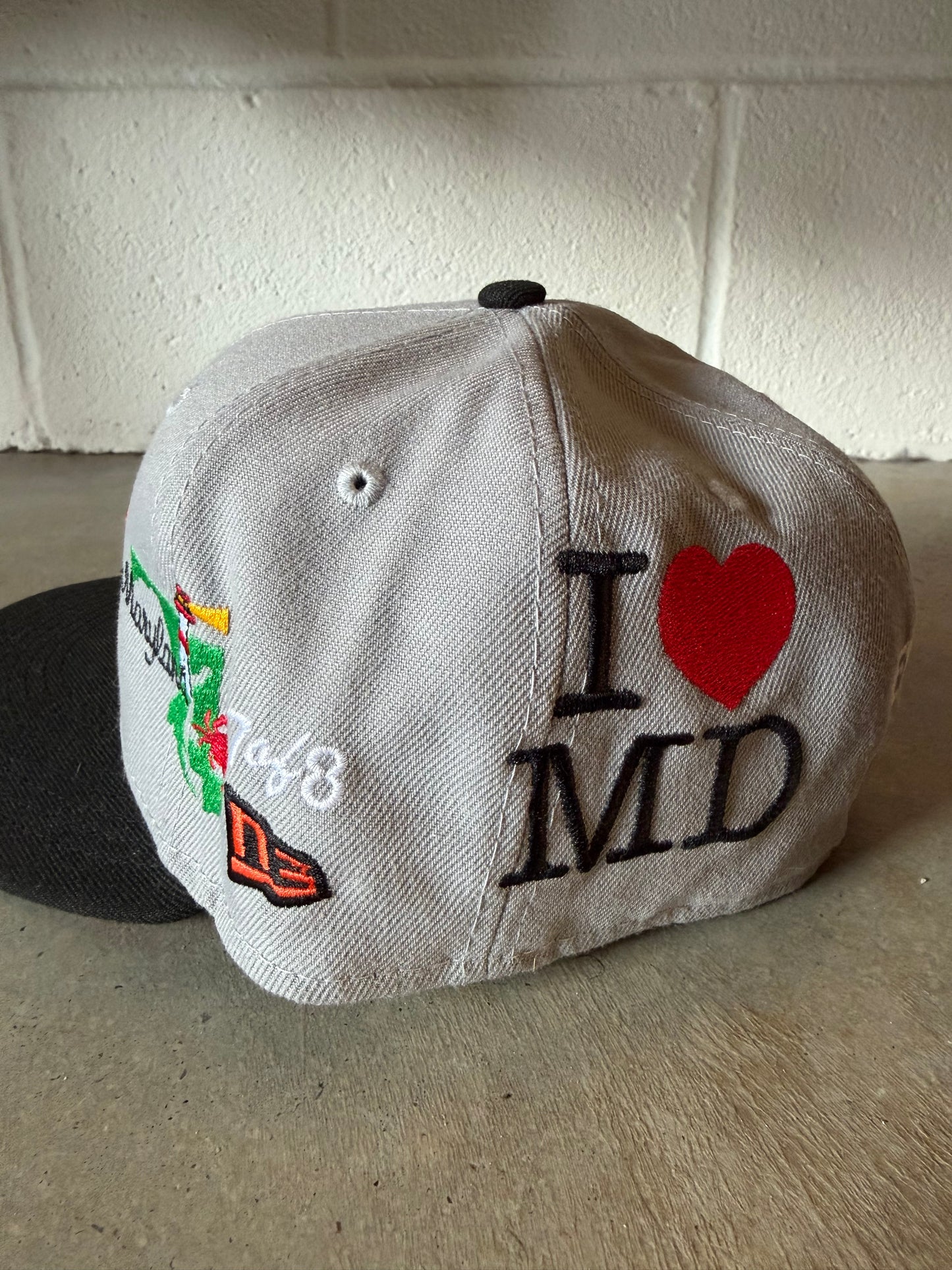 Lord Fubu Baltimore Orioles 5950s EWDIL Fitted Hat Sz 7 1/4