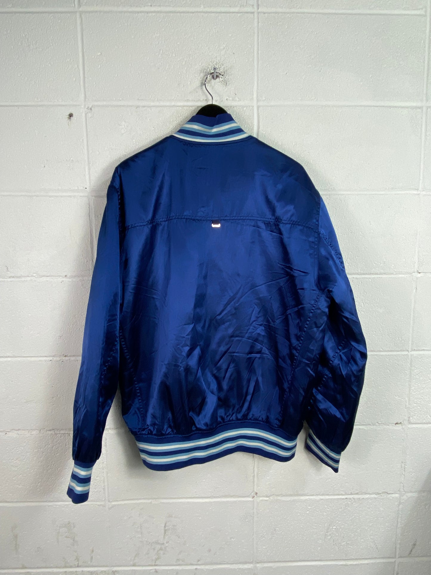 Y2K Royal Blue Rocawear Satin Jacket Sz XL