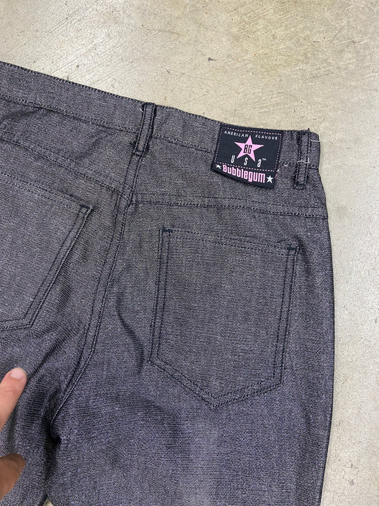 Y2K Bubblegum Shimmer Denim Jeans Sz 9