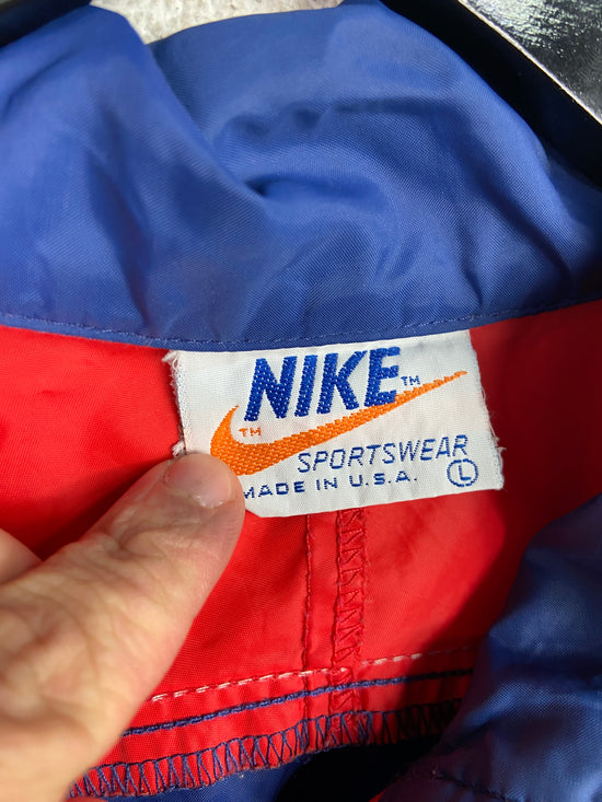 VTG Nike 70's Blue/Red Windbreaker Jacket Sz L