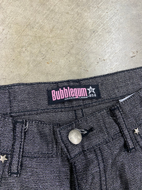 Y2K Bubblegum Shimmer Denim Jeans Sz 9