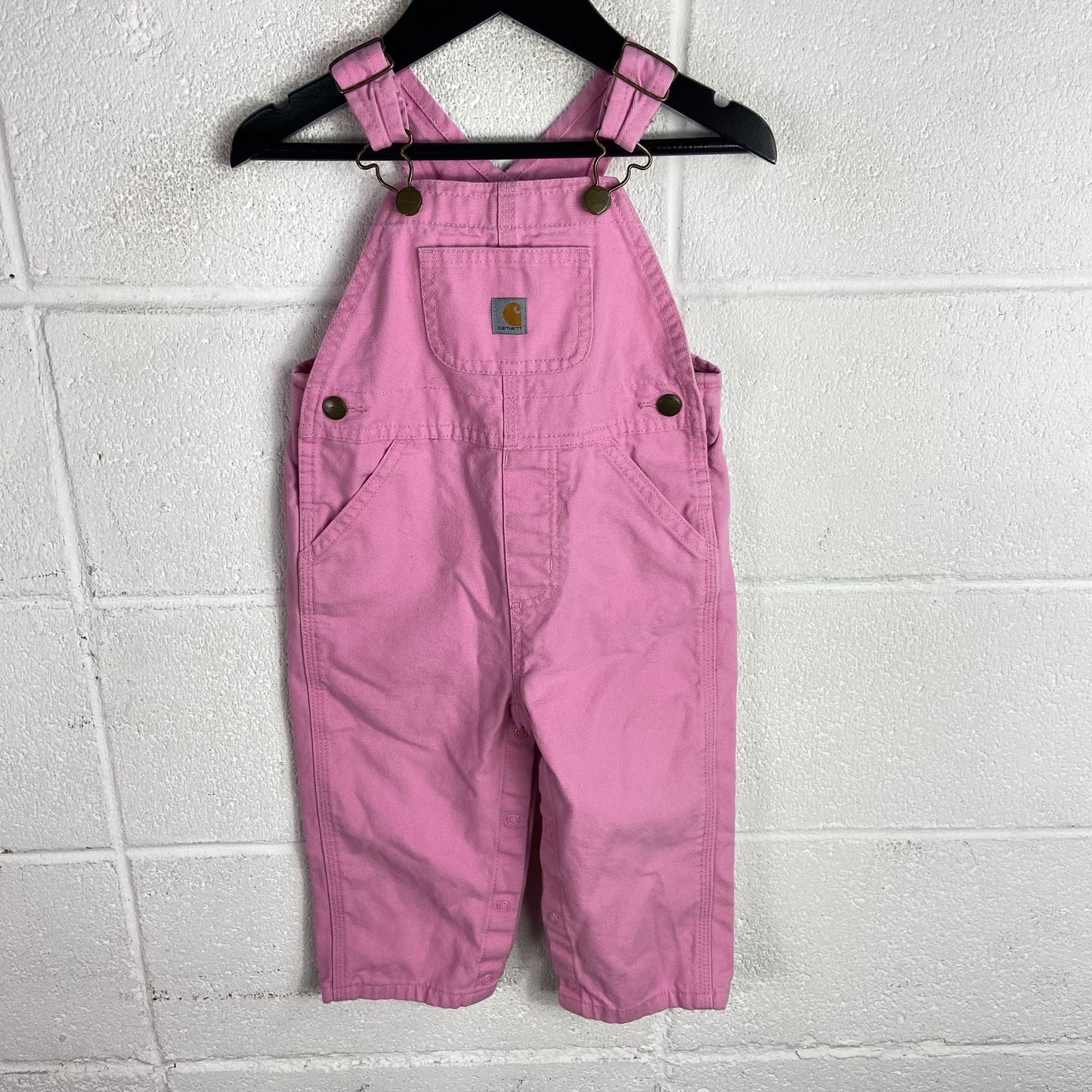 Baby Pink Carhartt Overalls Sz 18M