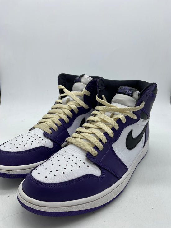 Preowned Jordan 1 Retro High Court Purple White Sz 11M/12.5W 555088-500