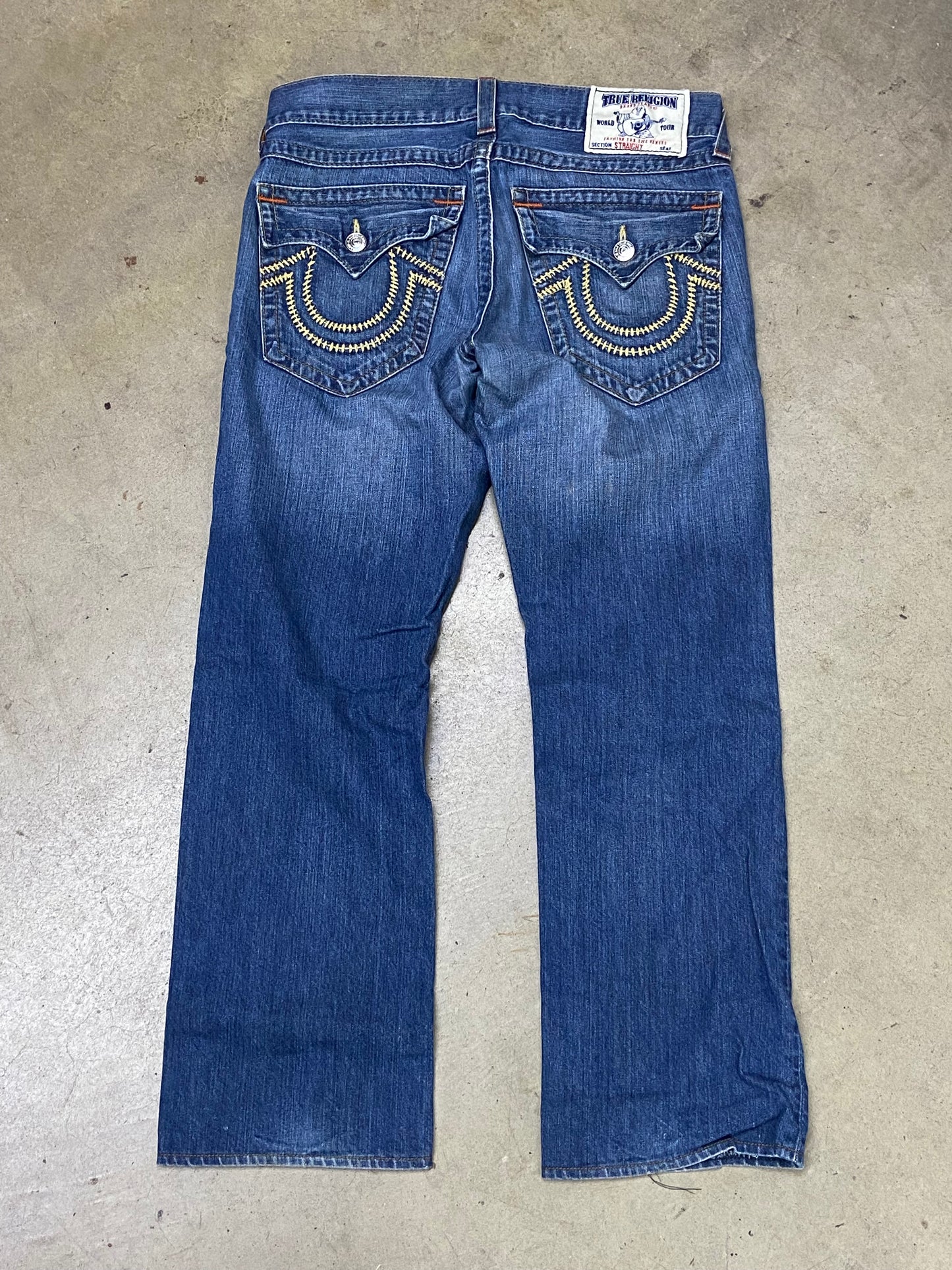 Y2K True Religion Straight Leg Sz 34x30