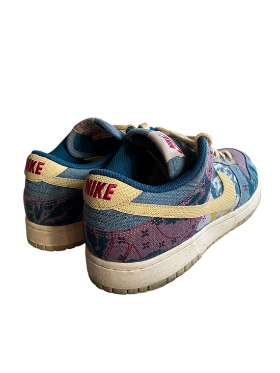 Preowned Nike Dunk Low Community Garden Size 11.5M/13W