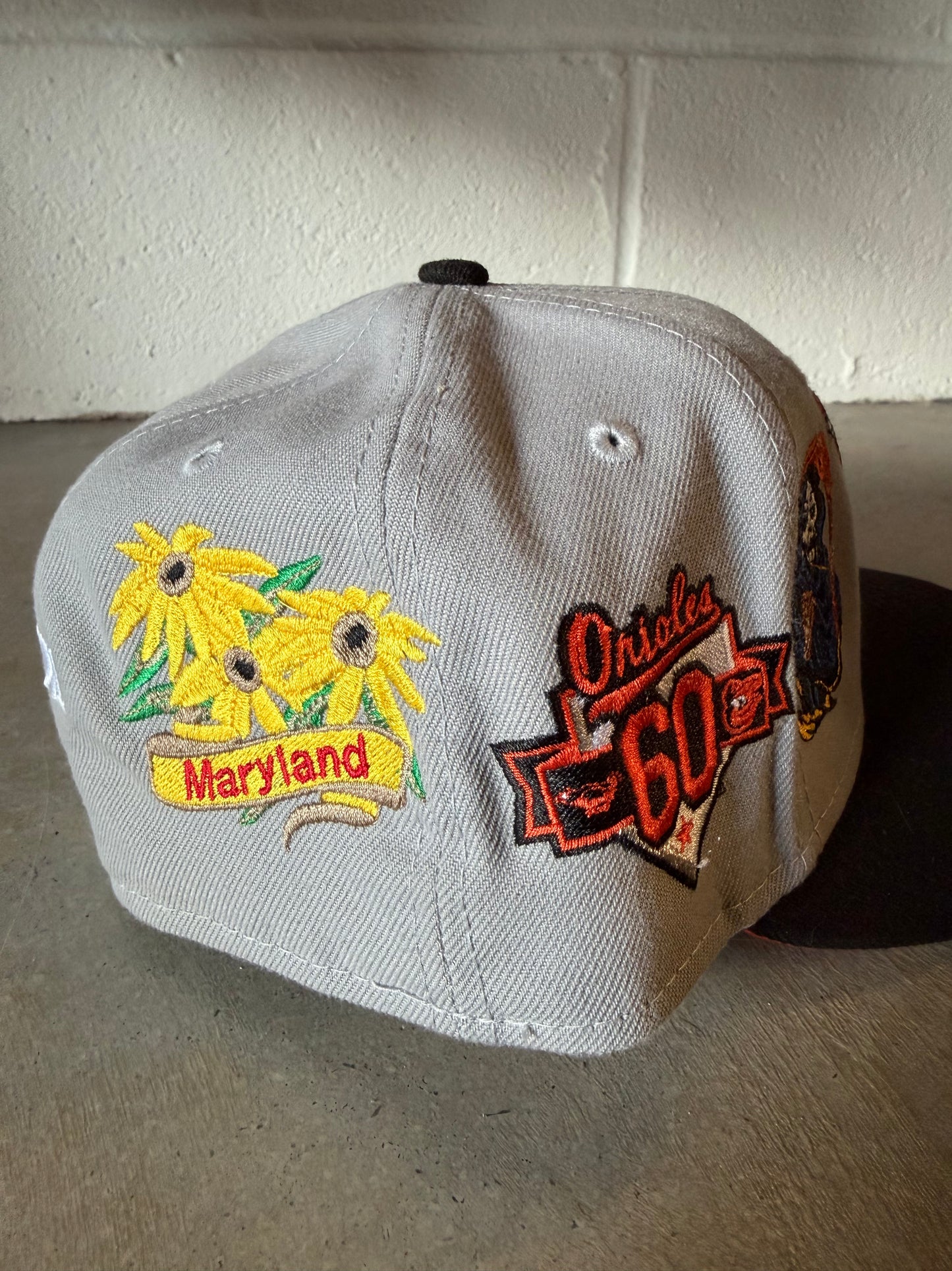 Lord Fubu Baltimore Orioles 5950s EWDIL Fitted Hat Sz 7 1/4