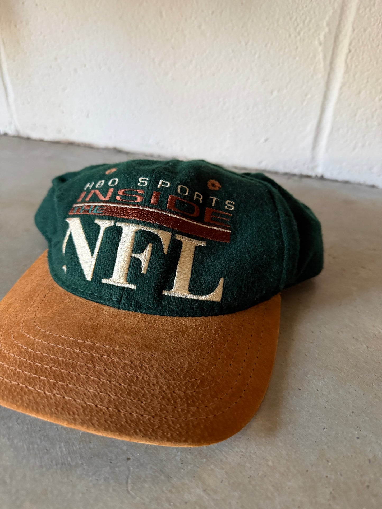 VTG Inside NFL HBO Sports Green/Brown Hat