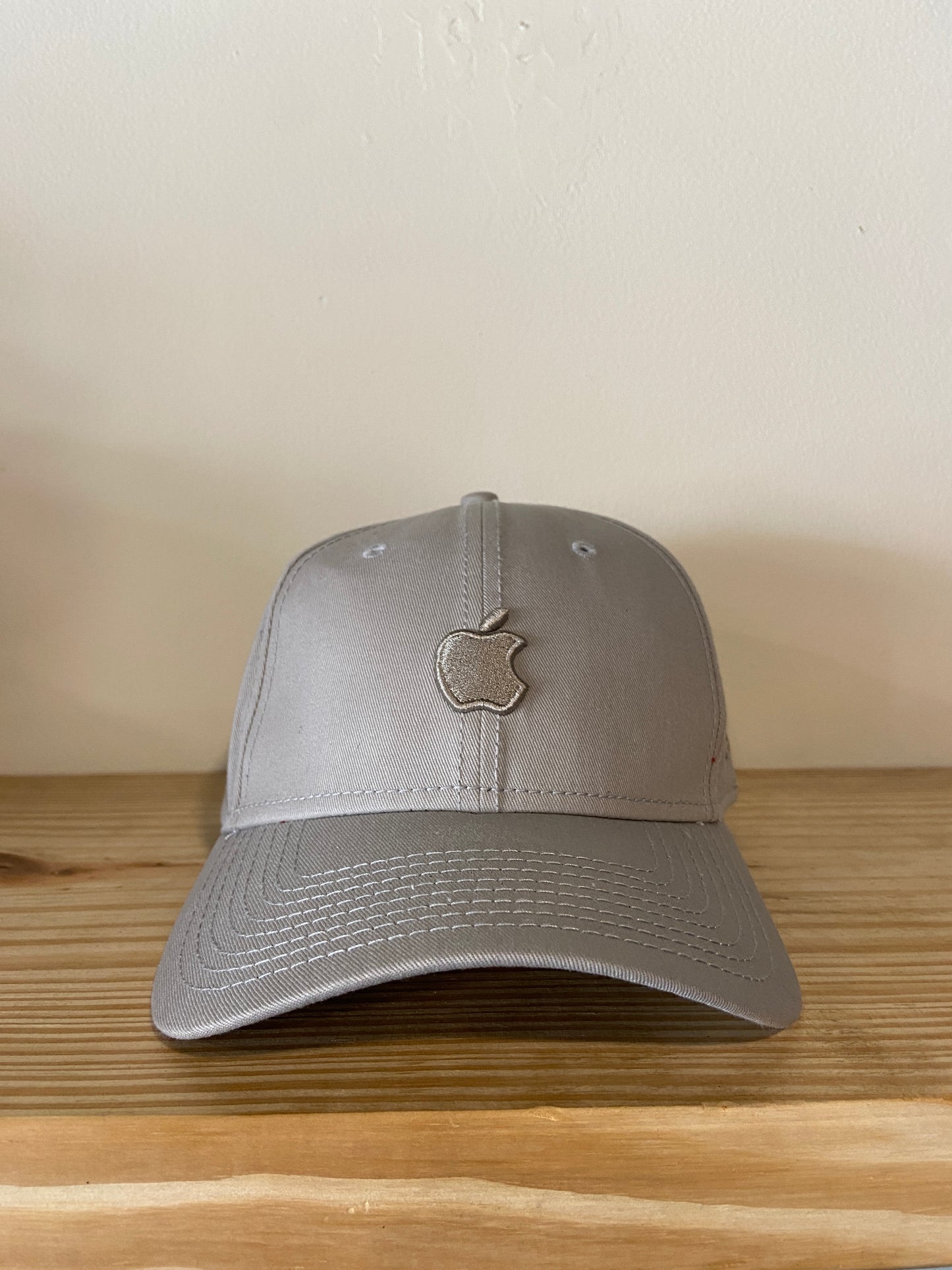 Apple Gray New Era Hat