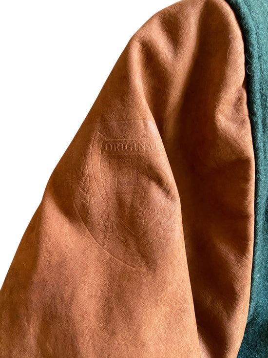 VTG Elvis Presley Wool Leather Bomber Jacket Sz L