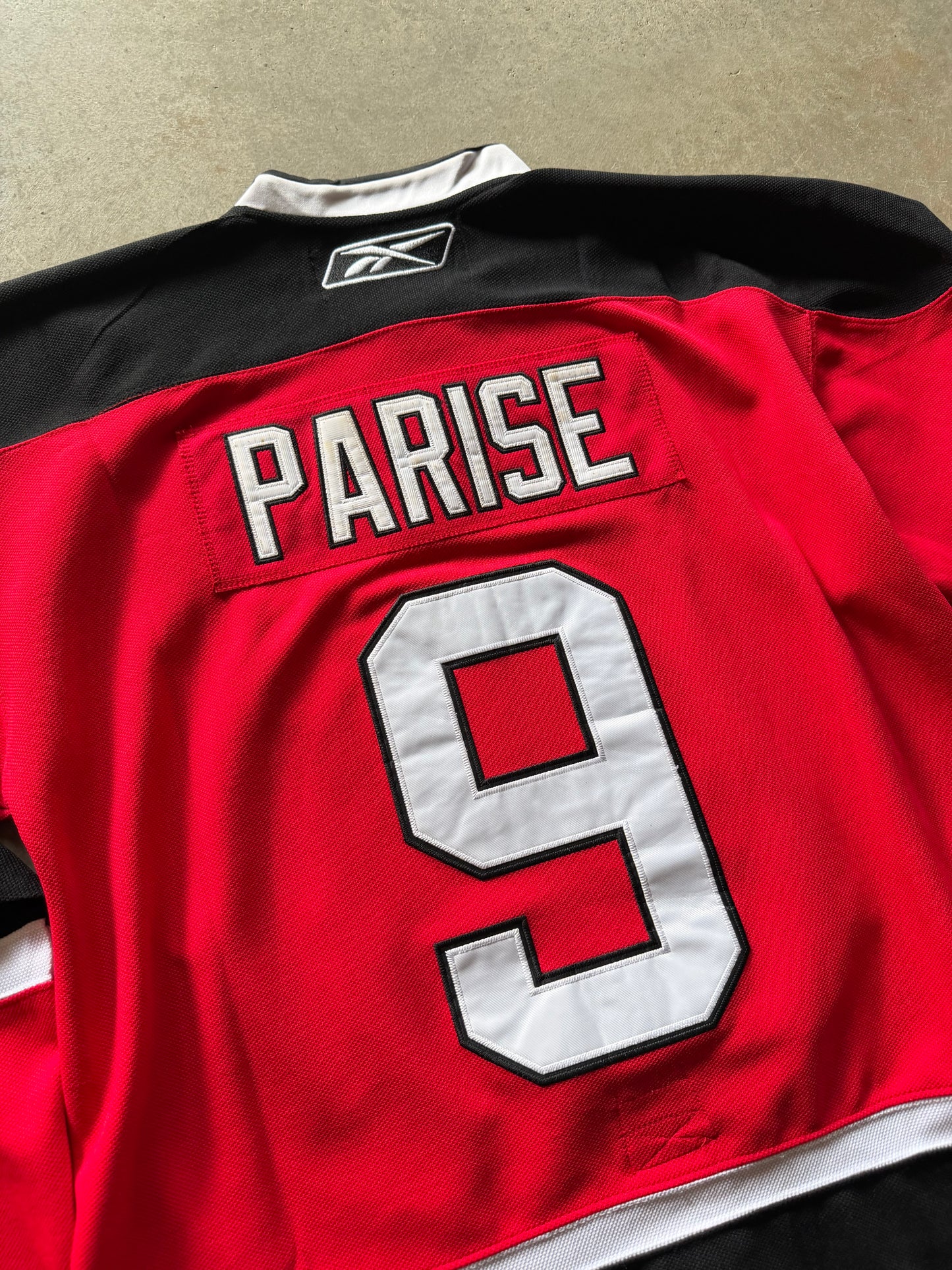 New Jersey Devils Zach Parise Authentic Reebok Hockey Jersey Sz 52
