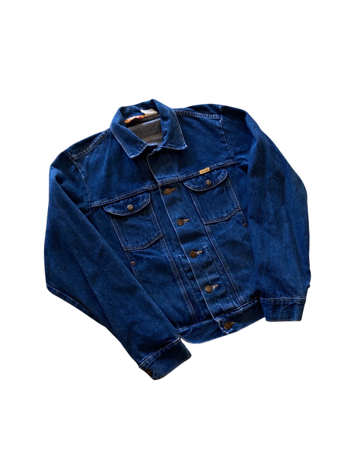 VTG Rustler Denim Jacket Sz Med