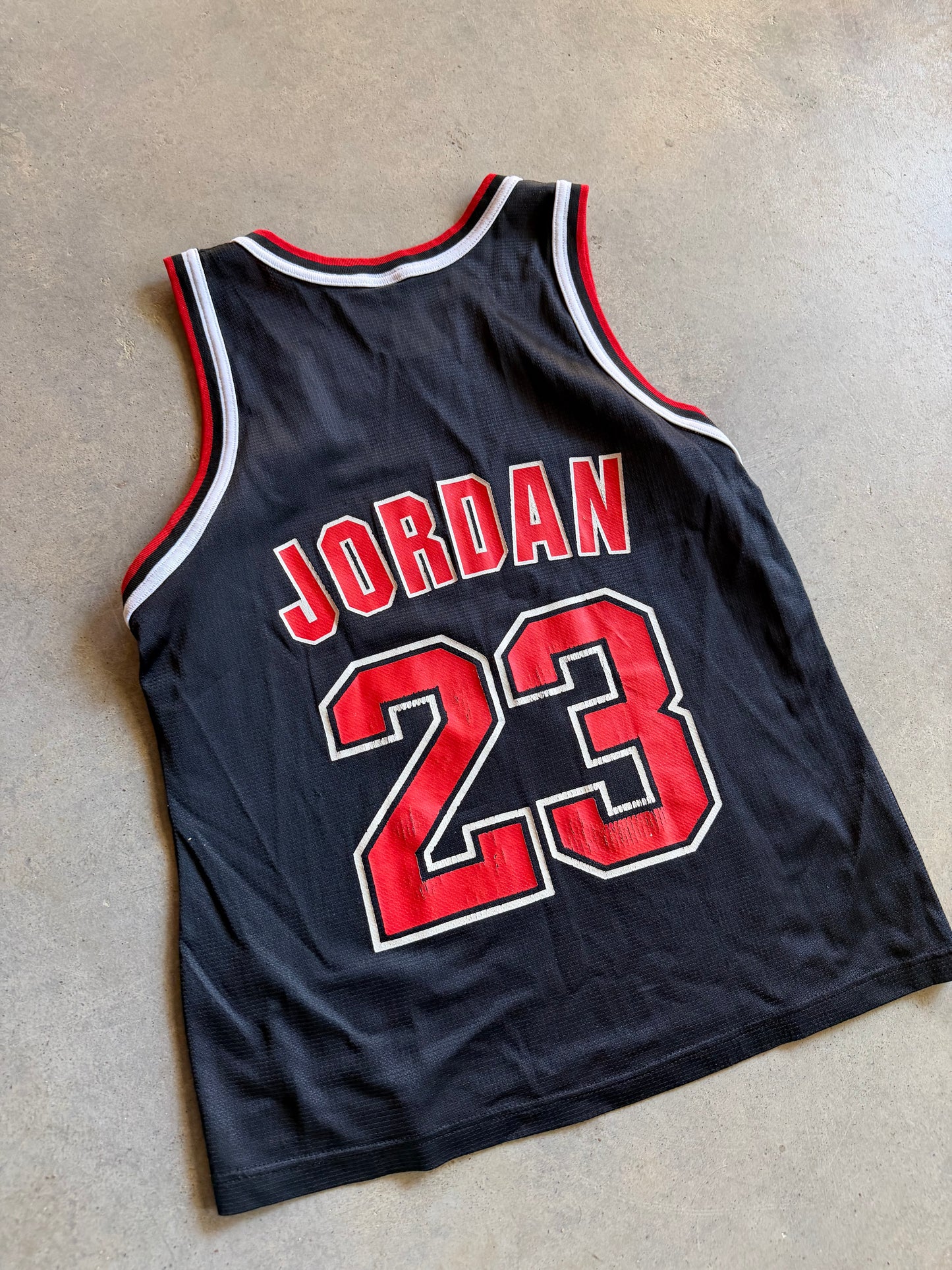 VTG Chicago Bulls Michael Jordan Champion Jersey Sz 40/M