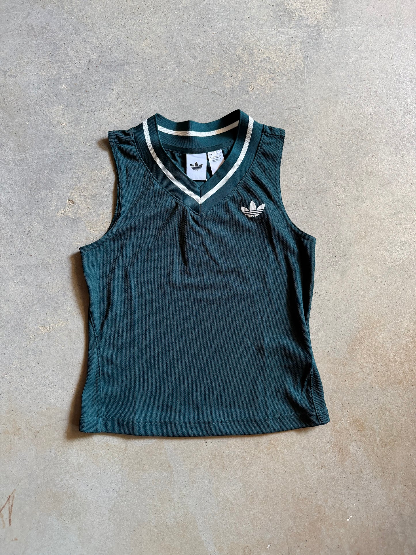 Adidas Dark Green Tennis Top Women's Sz S