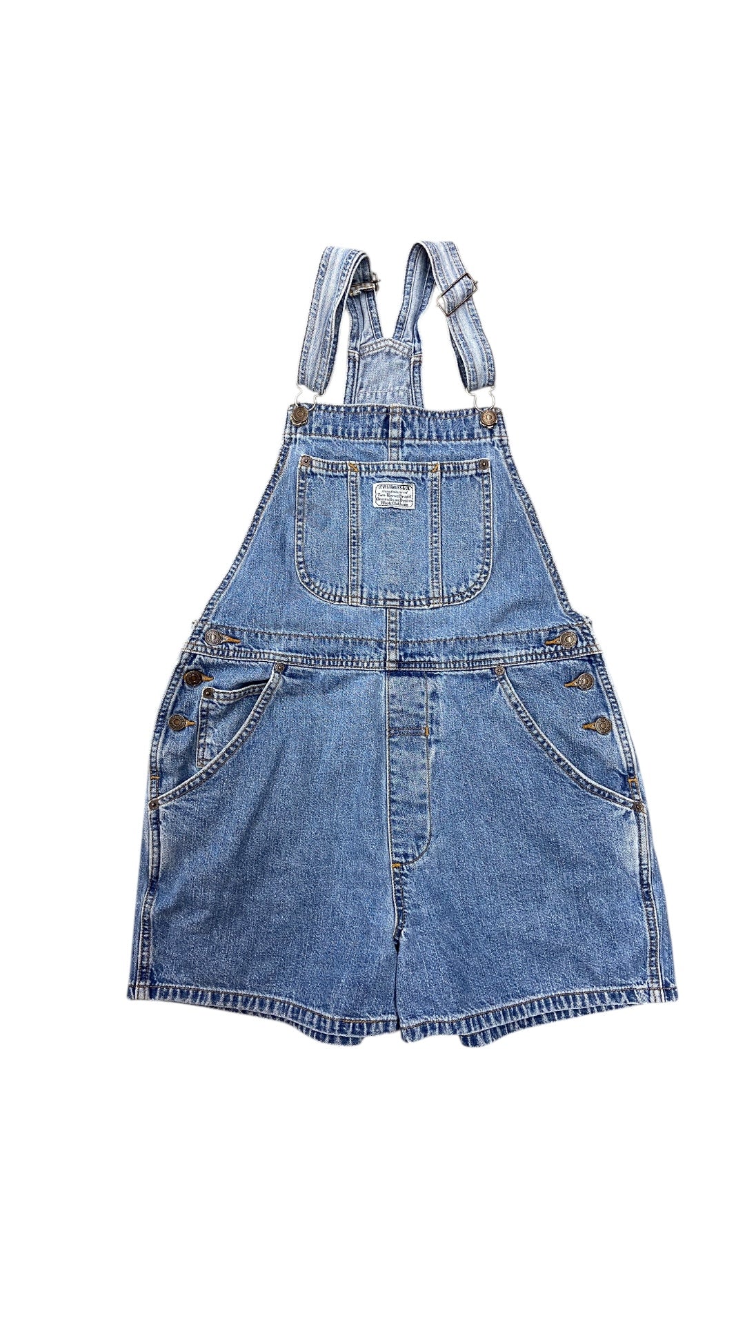 VTG Levis Overall Shorts Sz 30