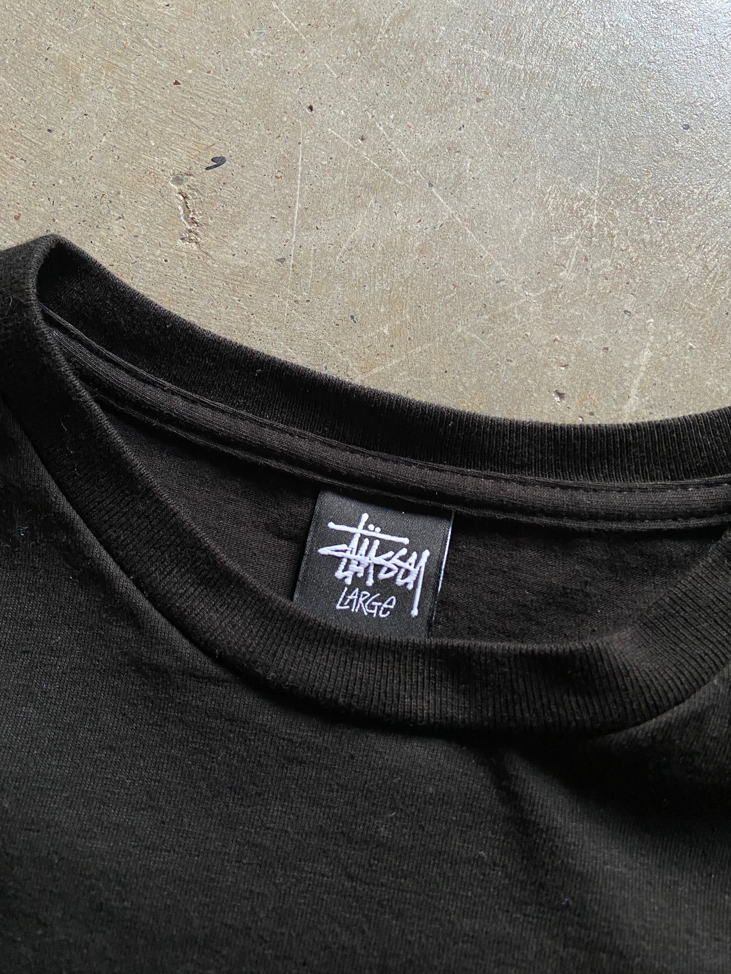 Stussy Crossbones LS Tee Sz M