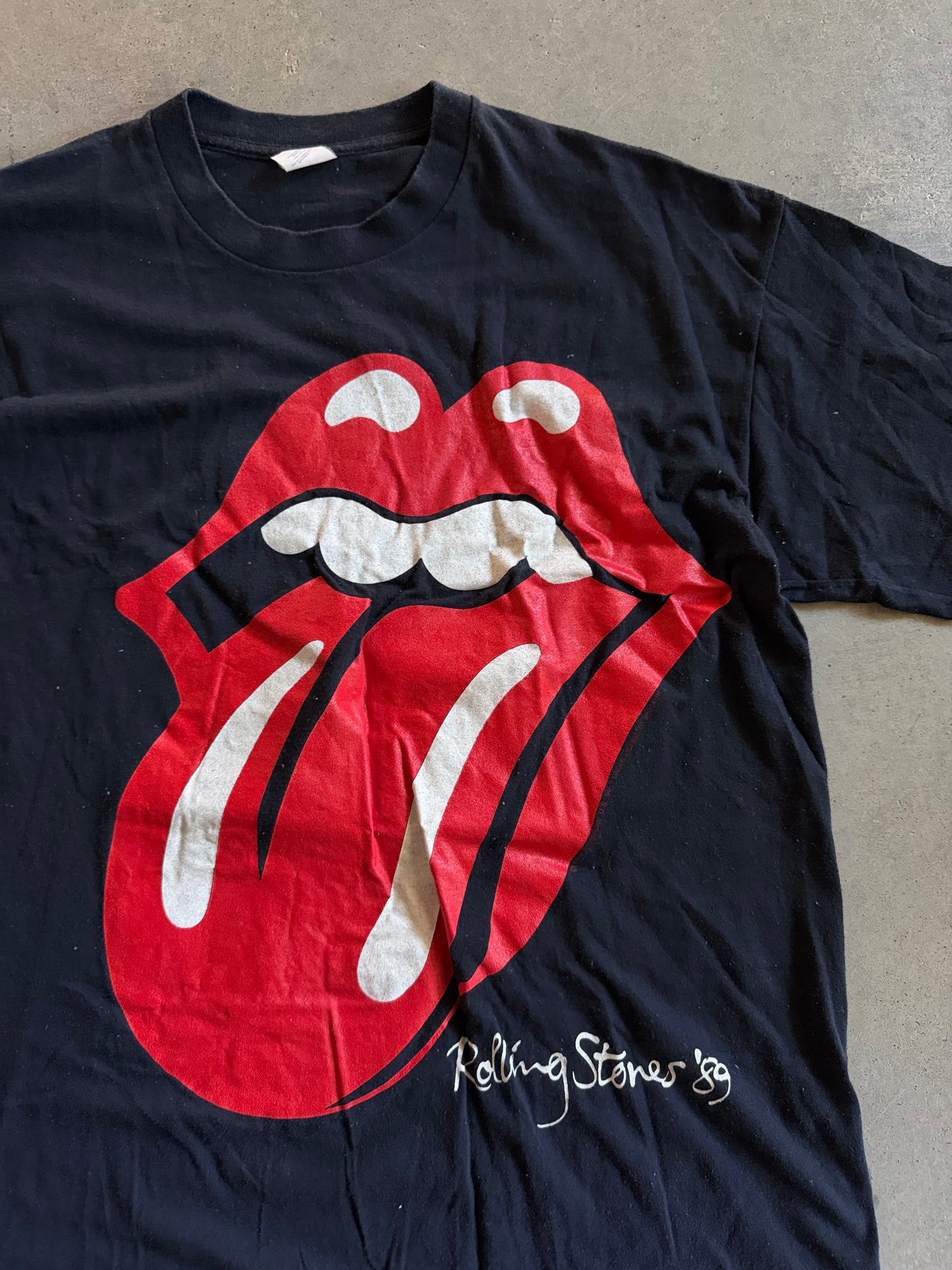 VTG Rolling Stones 1989 North American Tour Tee Sz L/XL