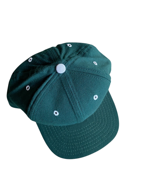 VTG Green/White New Era Blank Snapback Hat