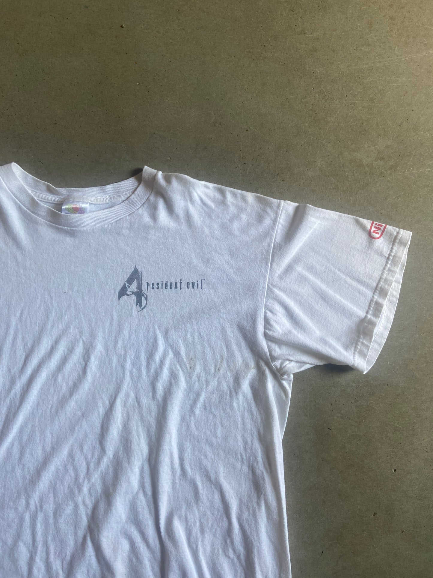 Y2K Nintendo Resident Evil 4 Promo Capcom Tee Sz L