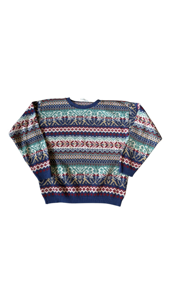 VTG Wmns Cabin Creek Knit Sweater Sz Wmns S