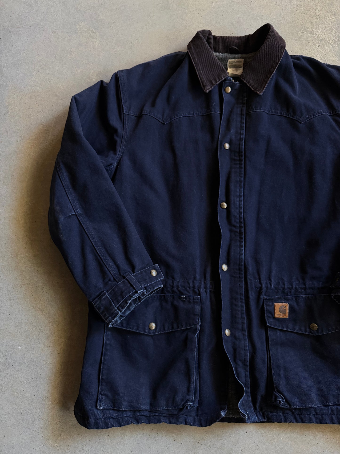 VTG Carhartt C52MDT Ranch Chore Jacket Blanket Lined Sz XL