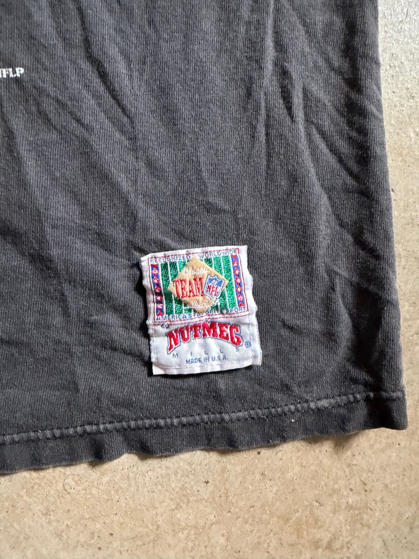 VTG Miami Dolphins Nutmeg Mascot Tee Sz XL
