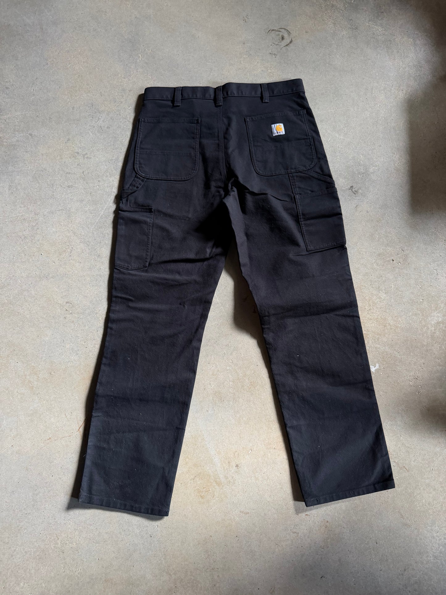 Carhartt Black Double Knee Pants Sz 36x32
