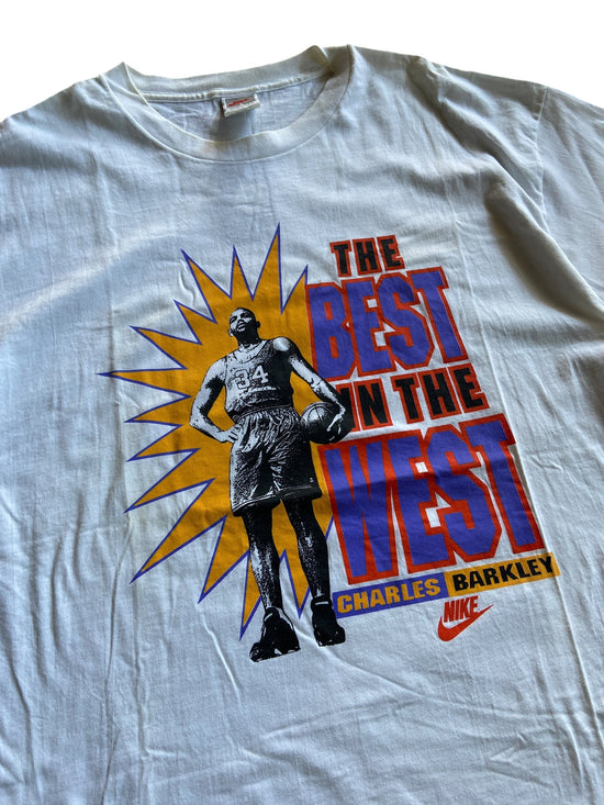VTG Nike Grey Tag Charles Barkley "Best in The West" Tee Sz XXL