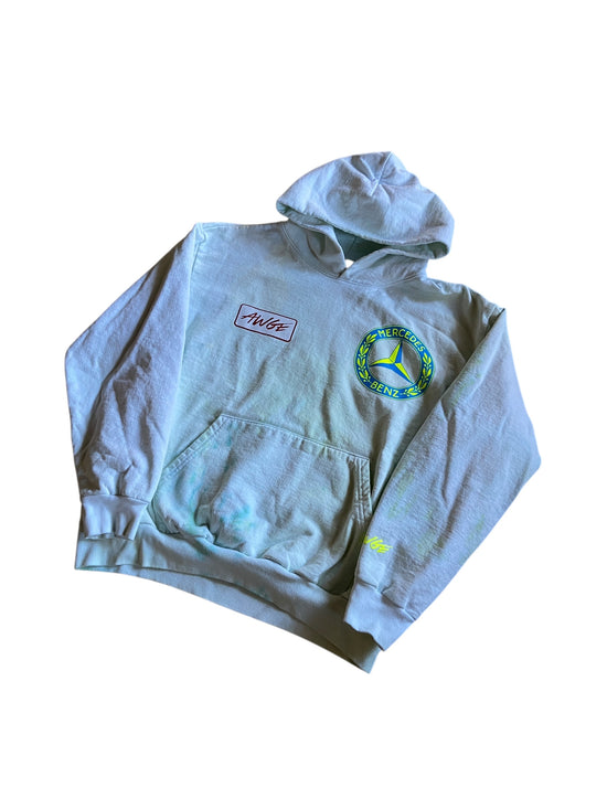 AWGE x Mercedes Benz Dyed Hooded Sweatshirt Sz XL