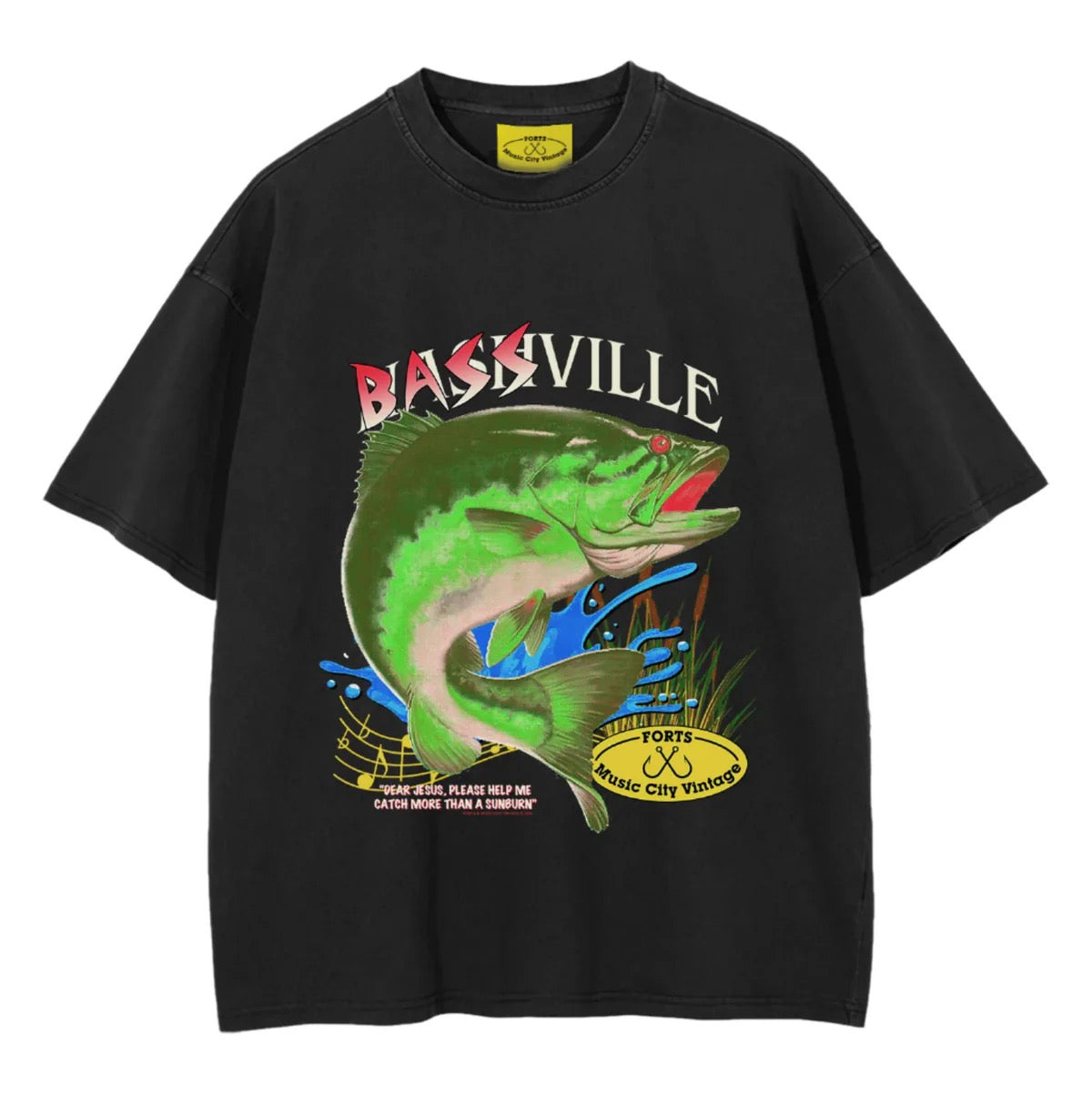 Forts x MCV Bassville Fishing Tee