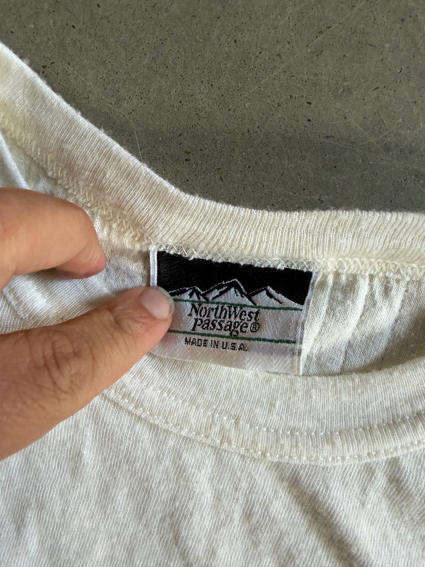 VTG Northwest Passage Cream 3/4 Tee Sz L