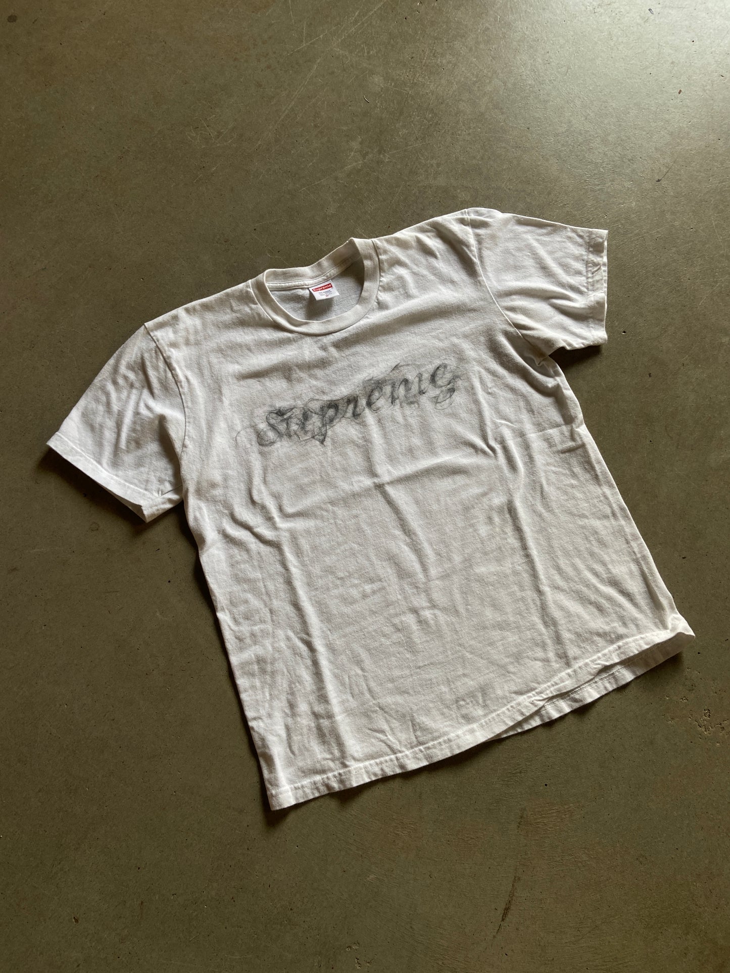 Supreme Smoke Logo Tee Sz M