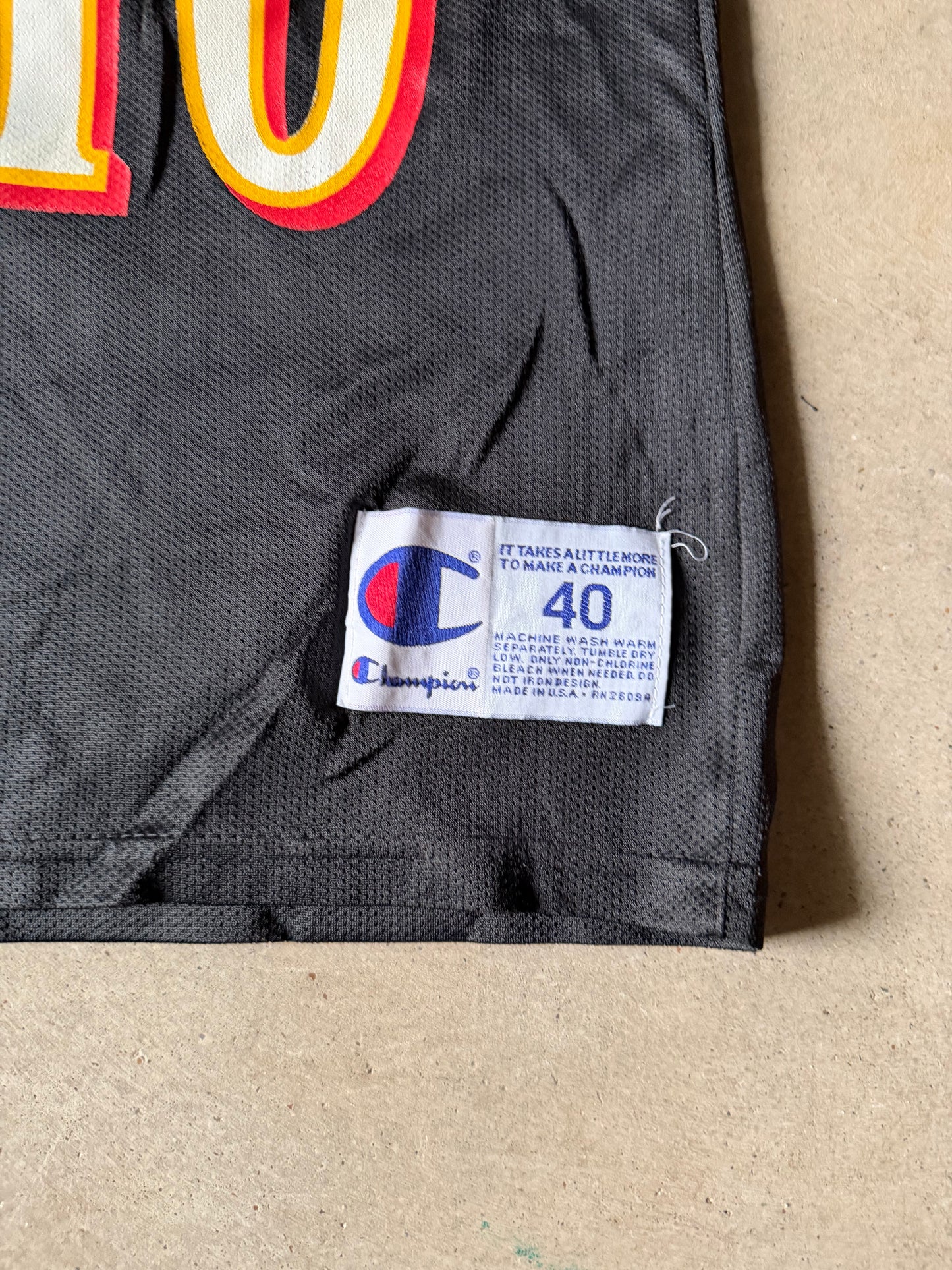 VTG Atlanta Hawks Mookie Blaylock Champion Jersey Sz 40