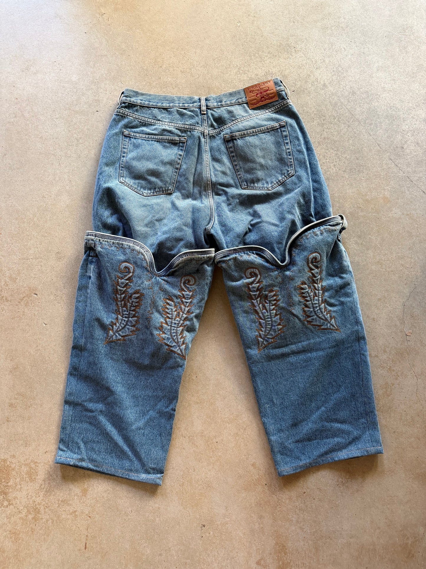 Y/Project Convertible Cowboy Jeans Sz 36x26