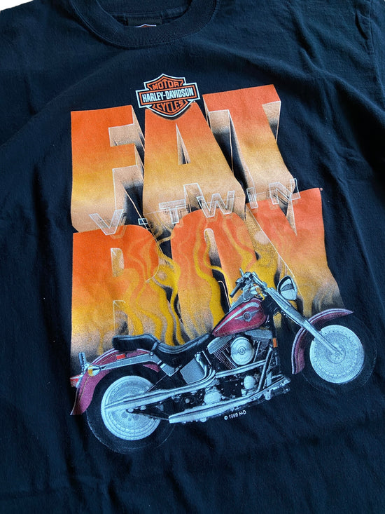 VTG Harley Davidson Abu Dhabi Fat Boy Tee Sz XL