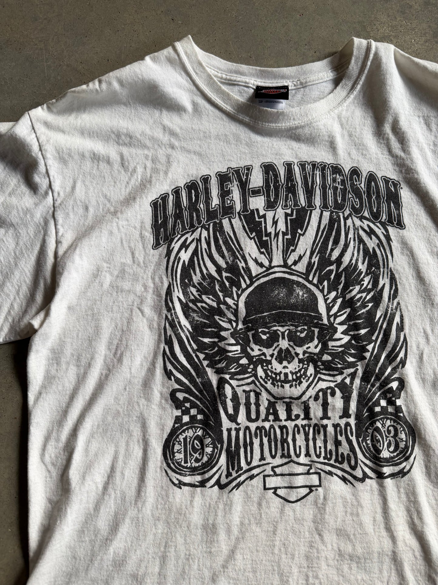 VTG Harley Davidson Skull Tee Sz XL