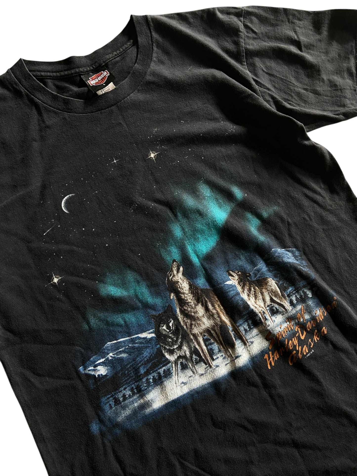 VTG Harley Davidson Alaska Tee Sz L