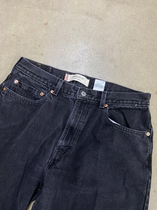 Y2K Levi’s 505 Black Denim Jeans Sz 34x34