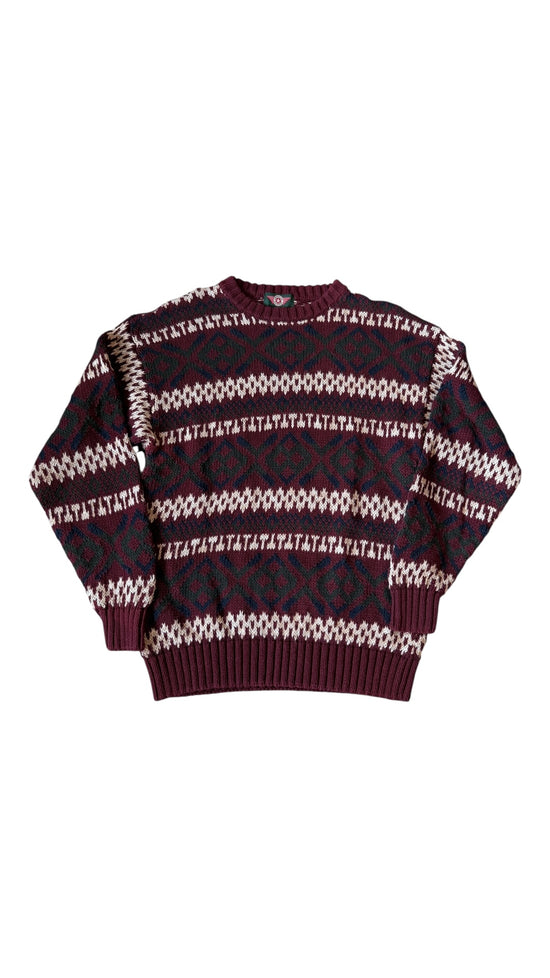 VTG American Outpost Knit Sweater Sz L