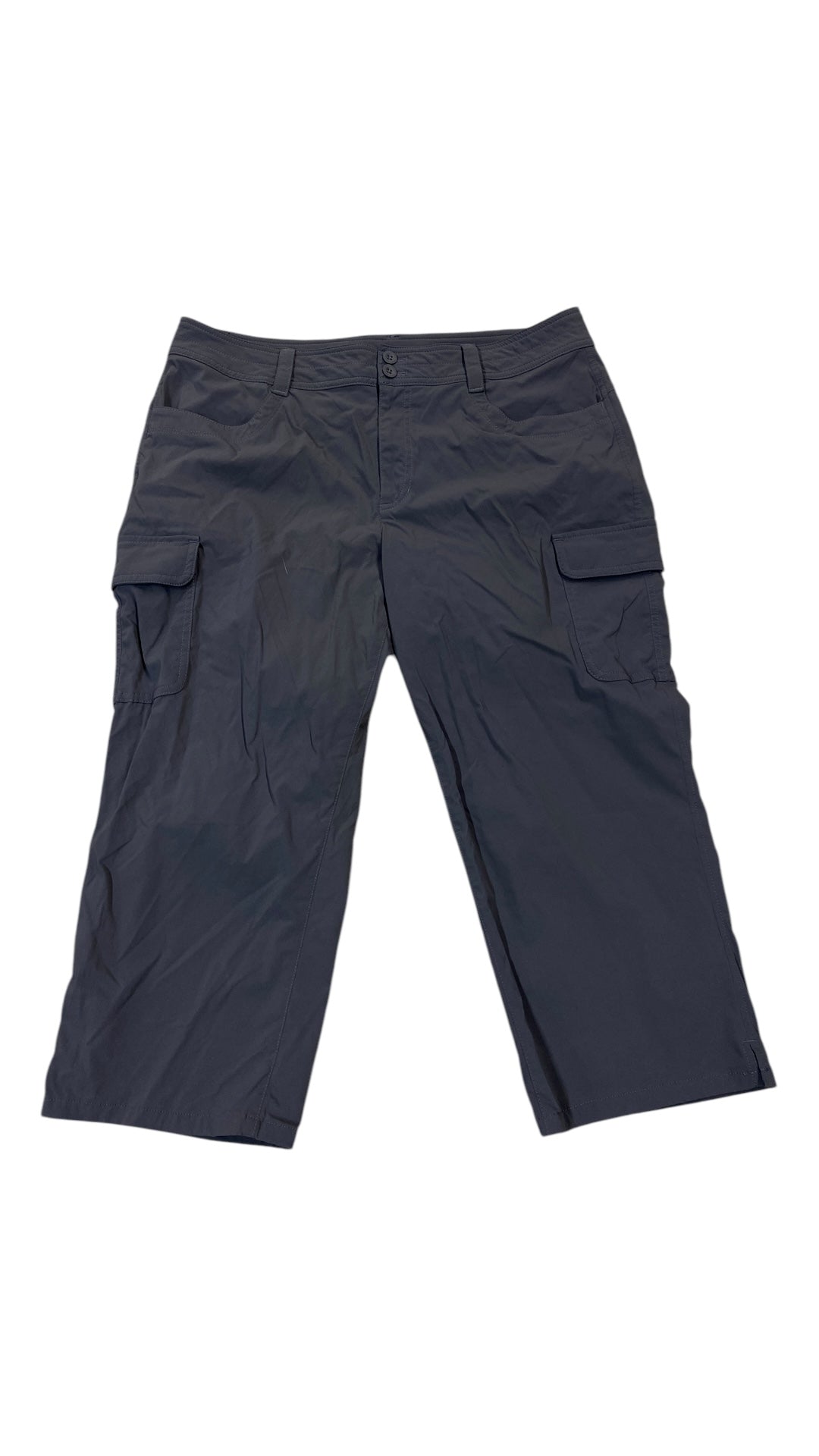 VTG Wmns Eddie Bauer Outdoor Hiking Cargo Capris Sz 14