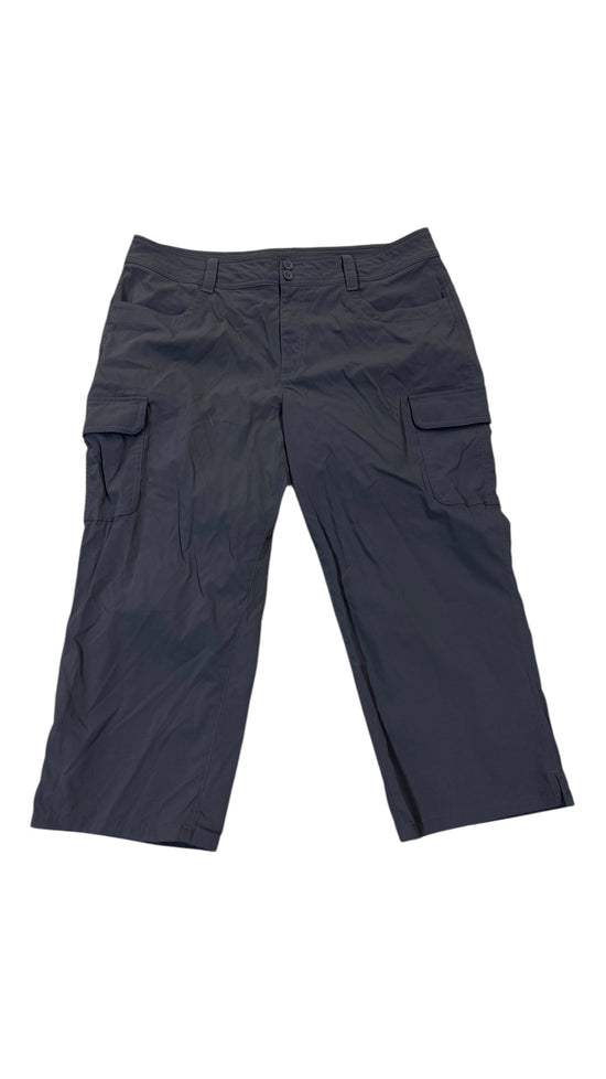 VTG Wmns Eddie Bauer Outdoor Hiking Cargo Capris Sz 14