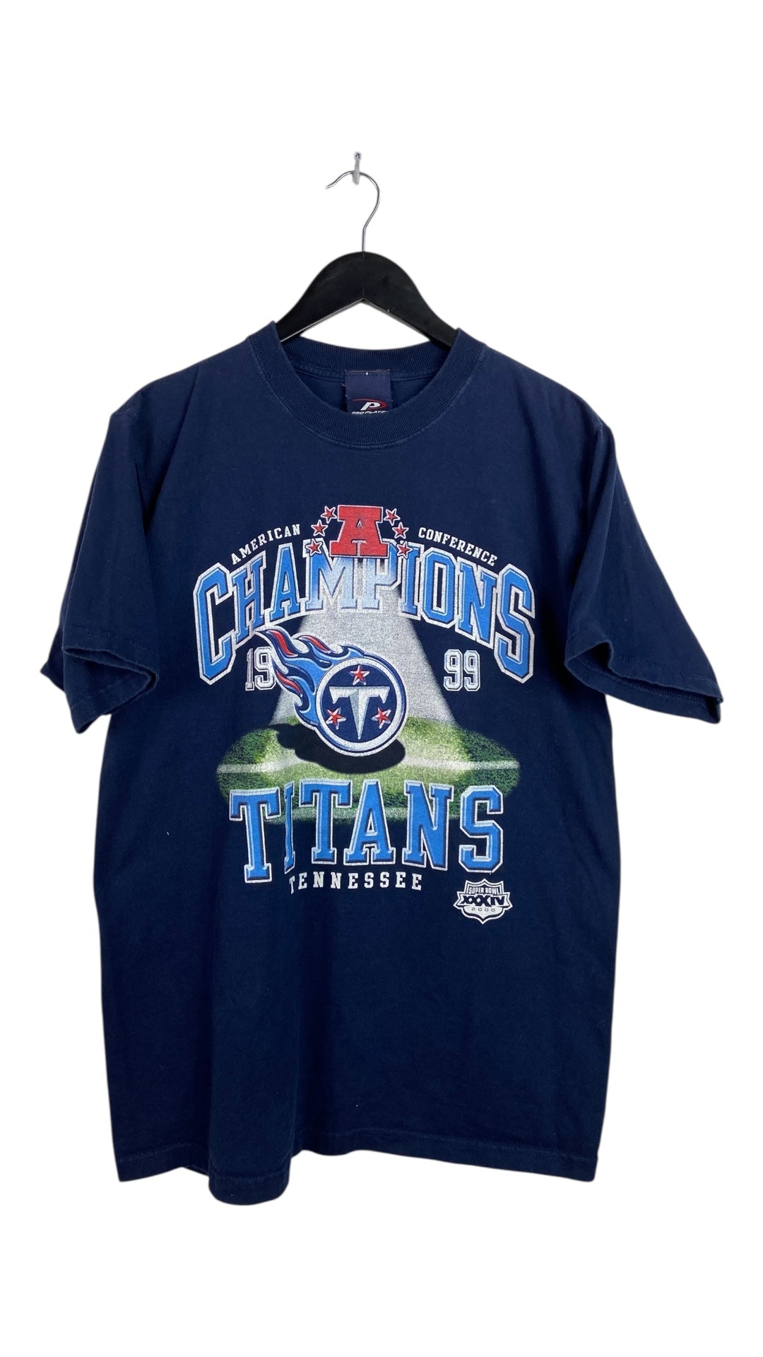 VTG Tennessee Titans 1999 AFC Spotlight Tee Sz M/L