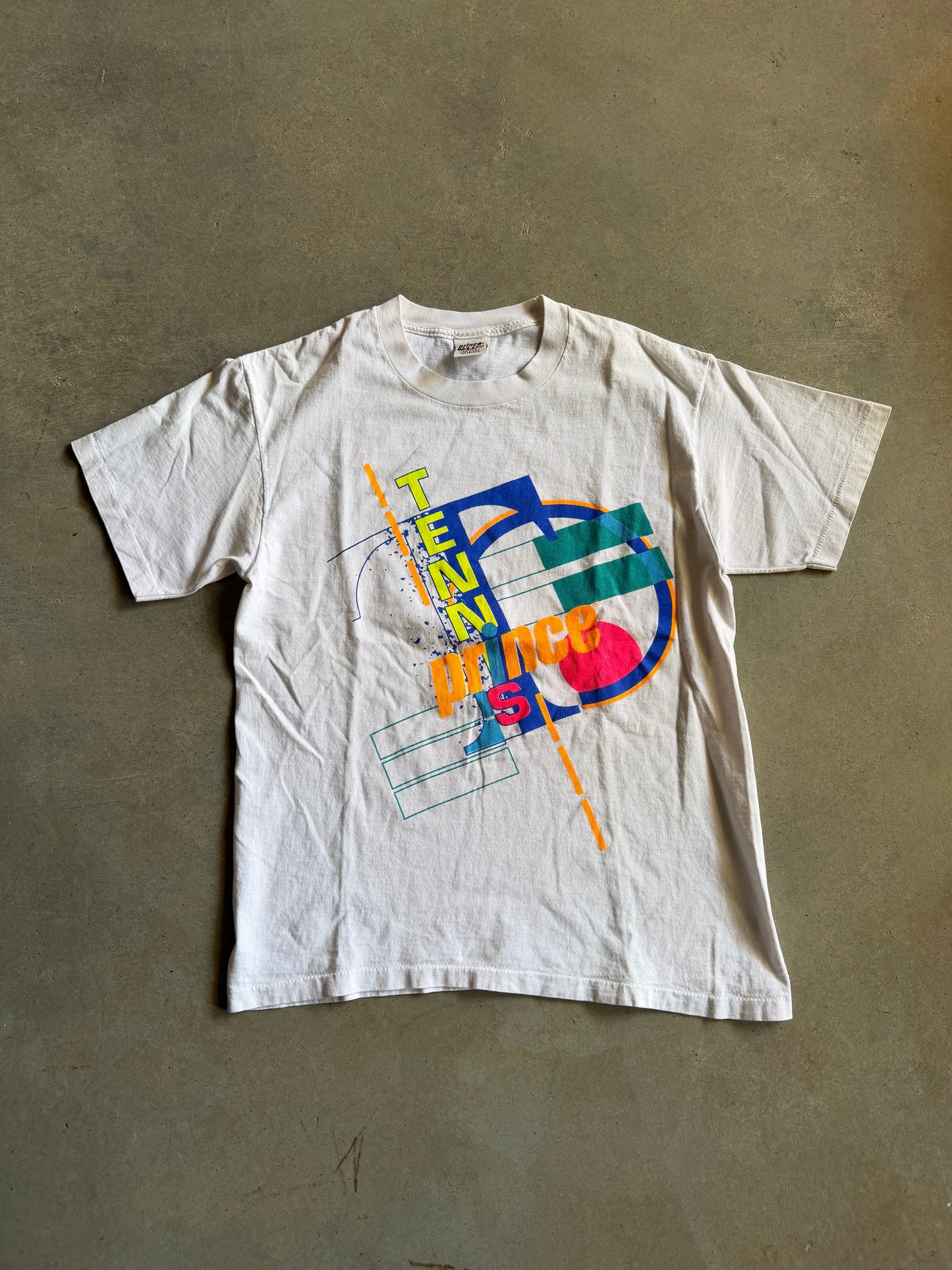 VTG Prince Tennis Multicolor Tee Sz M/L
