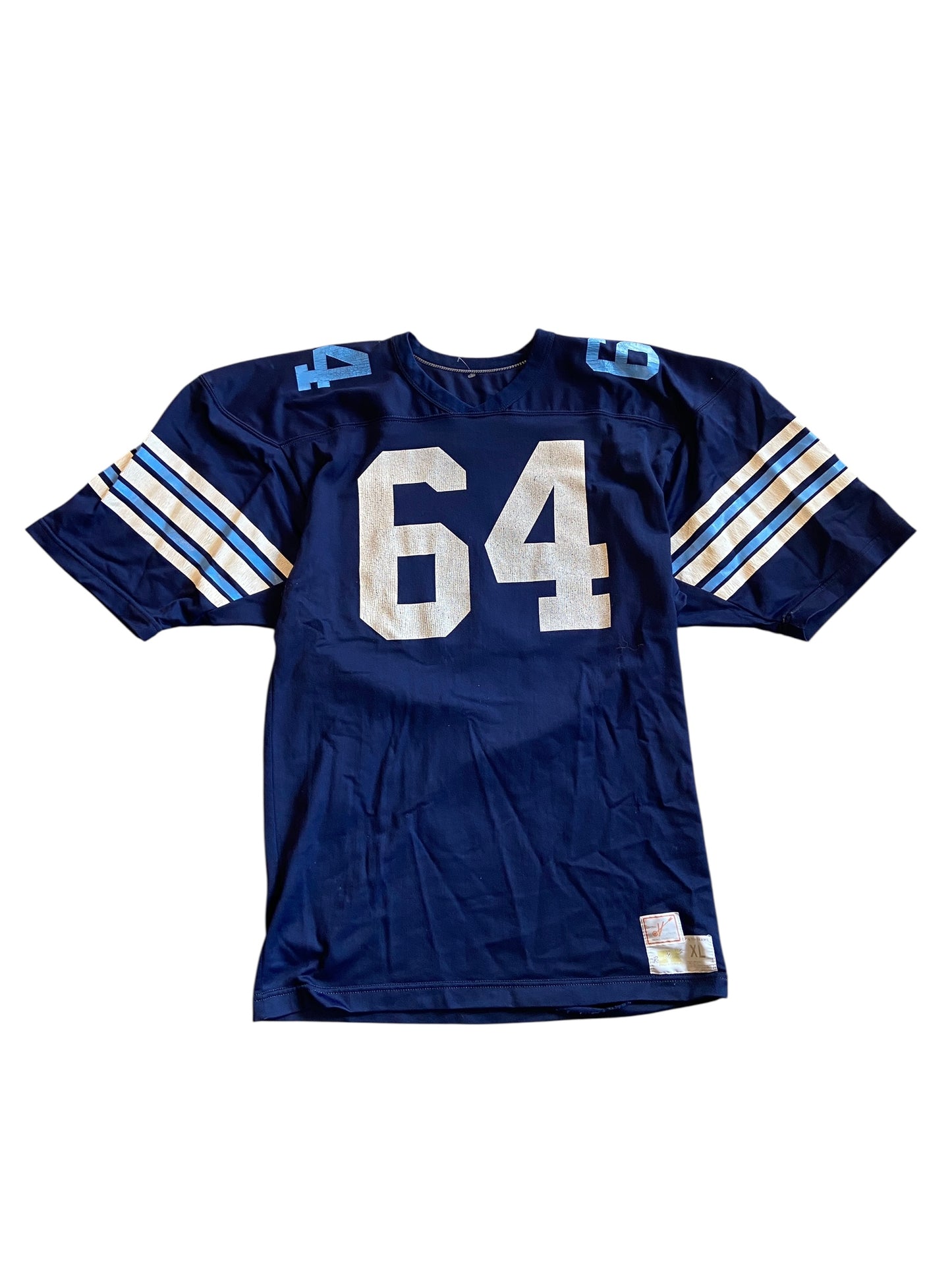 VTG Russell Athletic Blue/Baby Blue Football Jersey Sz L/XL