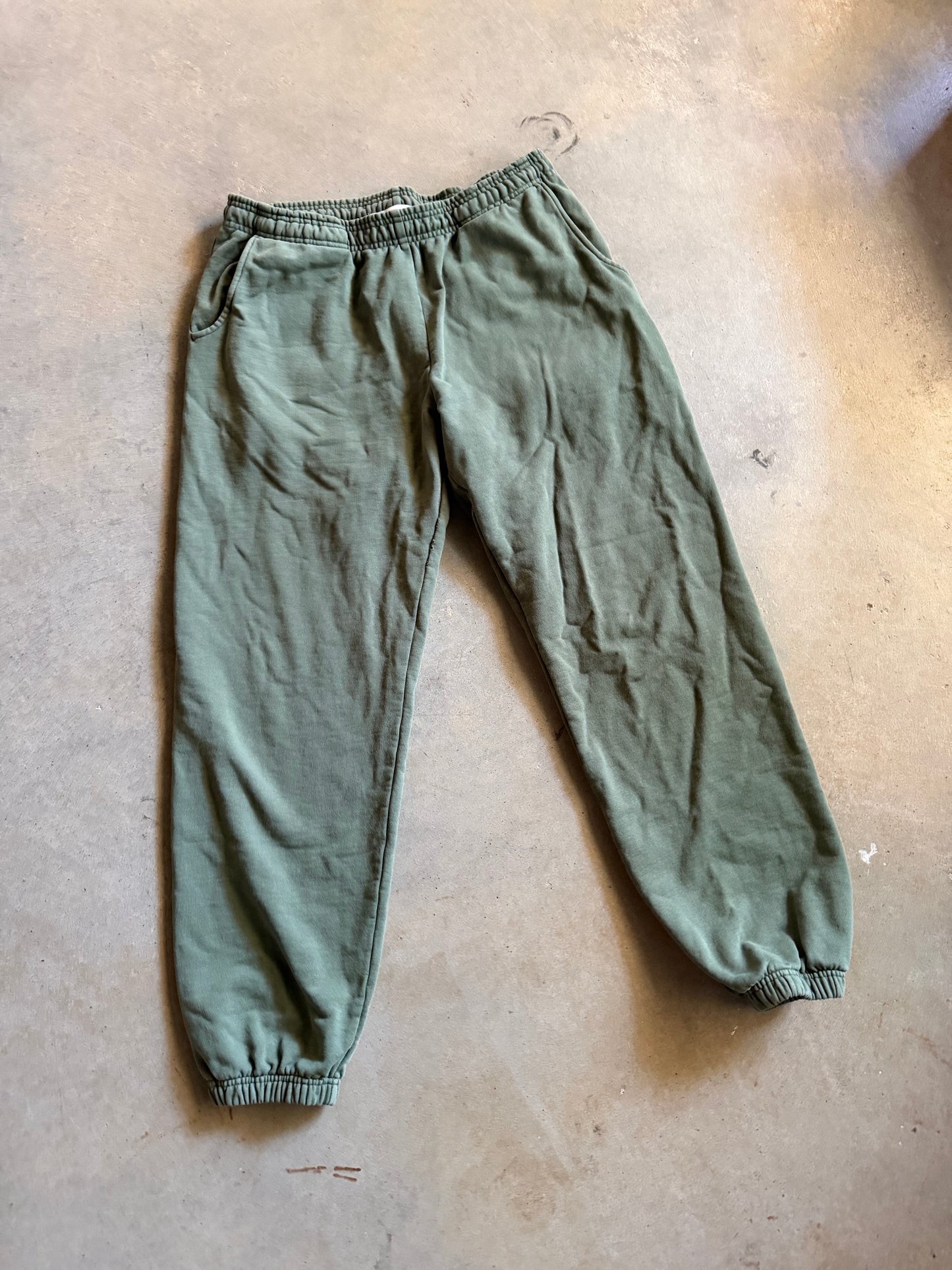 Melody Ehsani Faded Green Sweatpants Sz XL