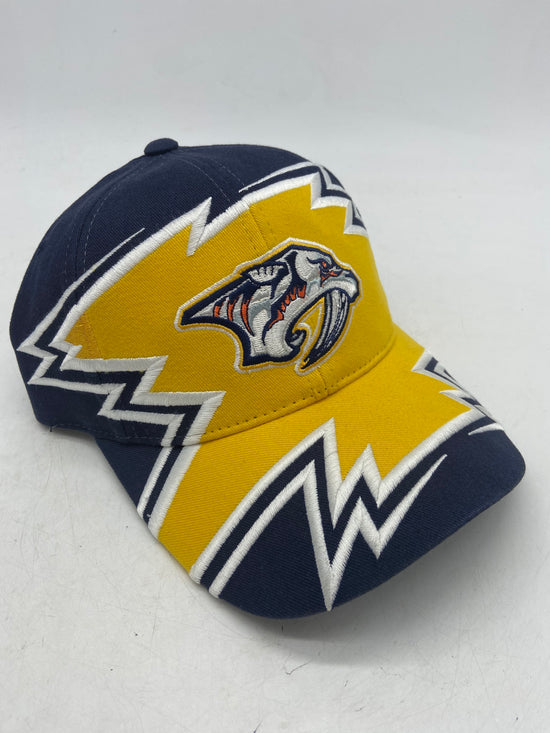 VTG Y2K Nashville Predators American Needle Hook And Loop Hat